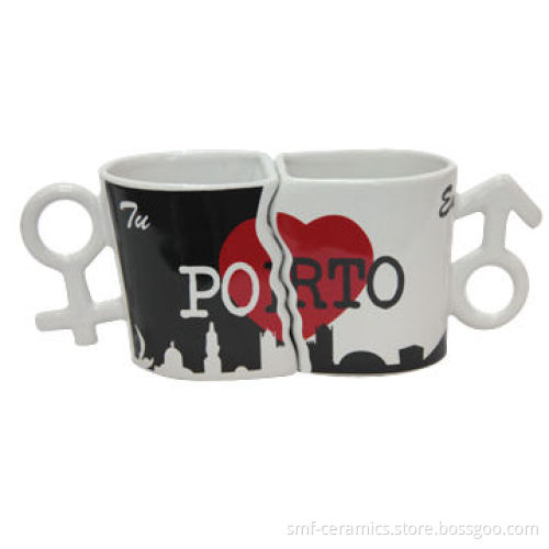 8oz Ceramic Stoneware Mugs, SGS-certified, Various Designs are Available